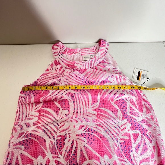 Rafaella Starfish Pink Blue Sleeveless Maxi Dress Resortwear Womens Size S NWT - Picture 7 of 14